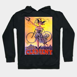 Bicycle Vintage Advertising - Clement Paris Hoodie